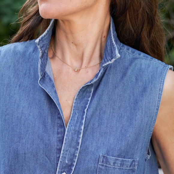 Frank & Eileen Fiona sleeveless shirt XXS - Picture 7 of 12